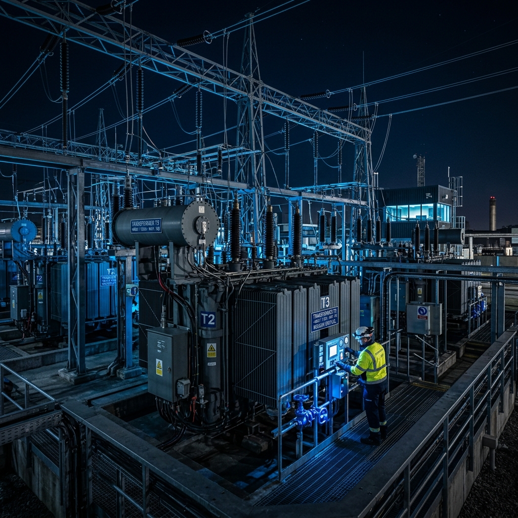 Industrial Electrical Substation